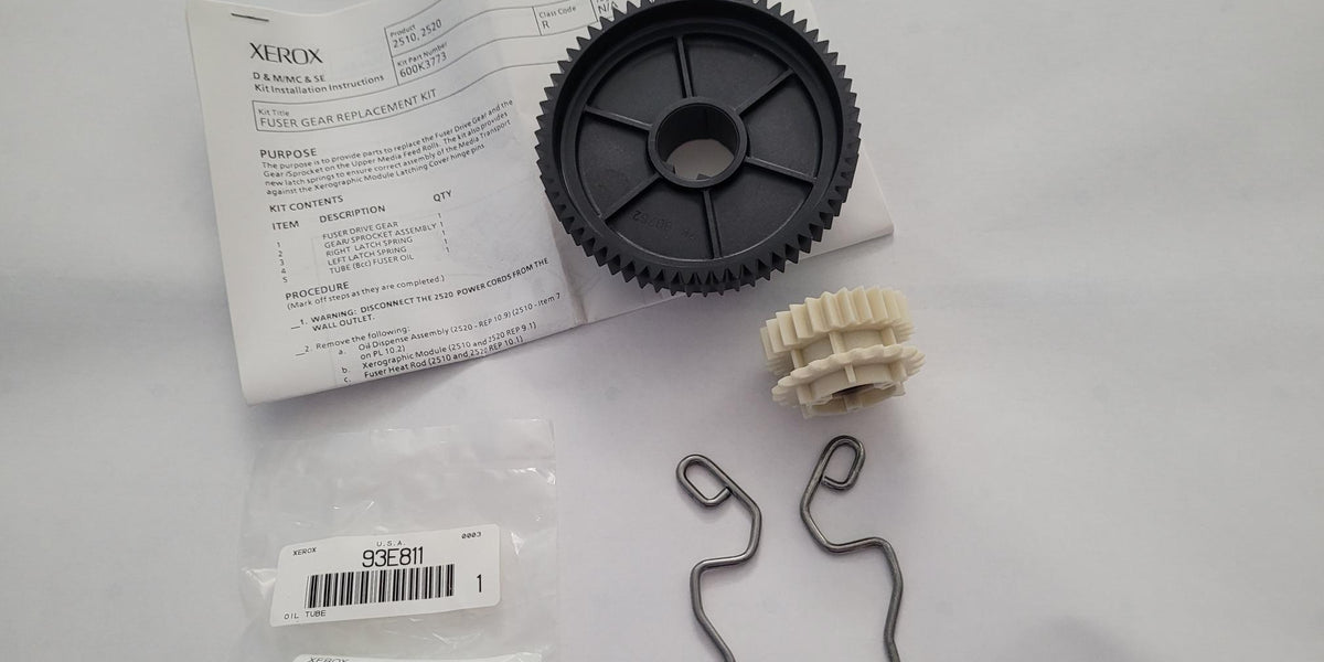 Genuine Xerox 600K3773 Fuser Gear Kit for Xerox 3030, 3050 and
