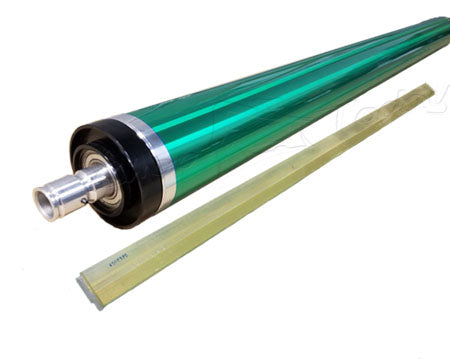 1070037143 Photoreceptor Drum and 2912651 Cleaning Blade Assembly for use in Canon PlotWave 450, 500, 550