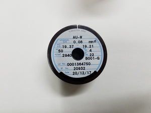 80 micron (0.08 mm) 50 meter spool  Transfer/Separator Gold Plated Tungsten Corona Wire