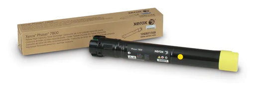 Genuine Xerox 106R01568 Xerox Phaser 7800 High Capacity Yellow Toner Cartridge (17200 Yield)