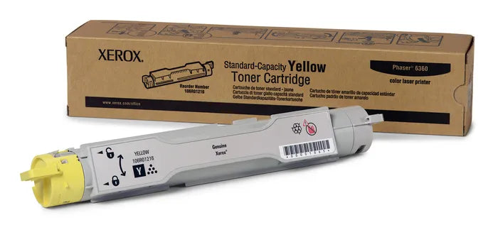 Genuine Xerox 106R01216 Xerox Phaser 6360 Yellow Toner Cartridge (5000 Yield)