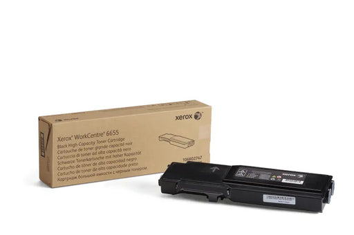 Genuine Xerox 106R02747 Xerox WorkCentre 6655 High Capacity Black Toner Cartridge (12000 Yield)