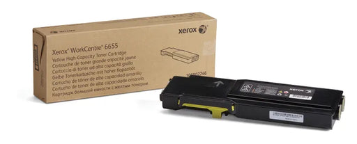 Genuine Xerox 106R02746 Xerox WorkCentre 6655 High Capacity Yellow Toner Cartridge (7500 Yield)