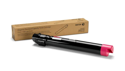 Products Genuine Xerox 106R01434 Xerox Phaser 7500 Magenta Toner Cartridge (9600 Yield)