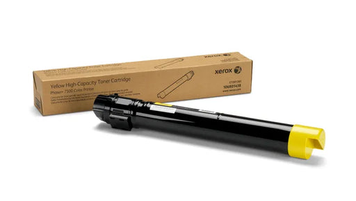 Genuine Xerox 106R01438 Xerox Phaser 7500 High Capacity Yellow Toner Cartridge (17800 Yield)