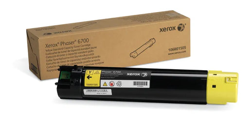 Genuine Xerox 106R01505 Xerox Phaser 6700 Yellow Toner Cartridge (5000 Yield)