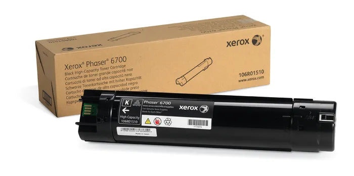 Genuine Xerox 106R01510 Xerox Phaser 6700 High Capacity Black Toner Cartridge (18000 Yield)