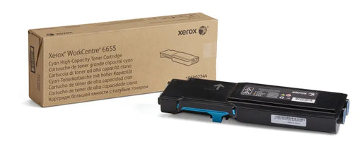 Genuine Xerox 106R02744 Xerox WorkCentre 6655 High Capacity Cyan Toner Cartridge (7500 Yield)