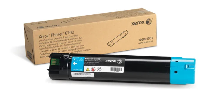 Genuine Xerox 106R01503 Xerox Phaser 6700 Cyan Toner Cartridge (5000 Yield)
