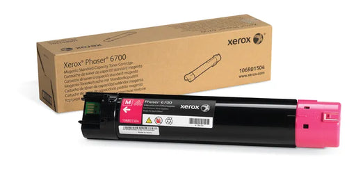 Genuine Xerox 106R01504 Xerox Phaser 6700 Magenta Toner Cartridge (5000 Yield)