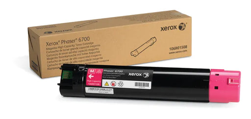 Genuine Xerox 106R01508 Xerox Phaser 6700 High Capacity Magenta Toner Cartridge (12000 Yield)