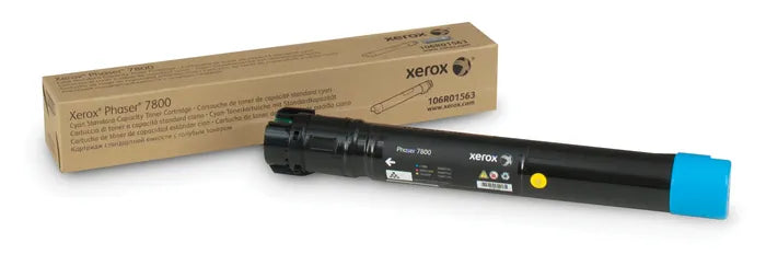 Genuine Xerox 106R01563 Xerox Phaser 7800 Cyan Toner Cartridge (6000 Yield)