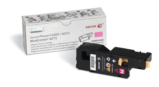 Genuine Xerox 106R01628 Xerox Phaser 6000 6010 WorkCentre 6015 Magenta Toner Cartridge (1000 Yield)