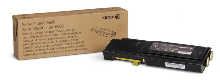 Genuine Xerox 106R02243 Xerox Phaser 6600 WorkCentre 6605 MFP Yellow Toner Cartridge (2000 Yield)